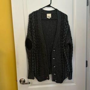 Women’s long cardigan.